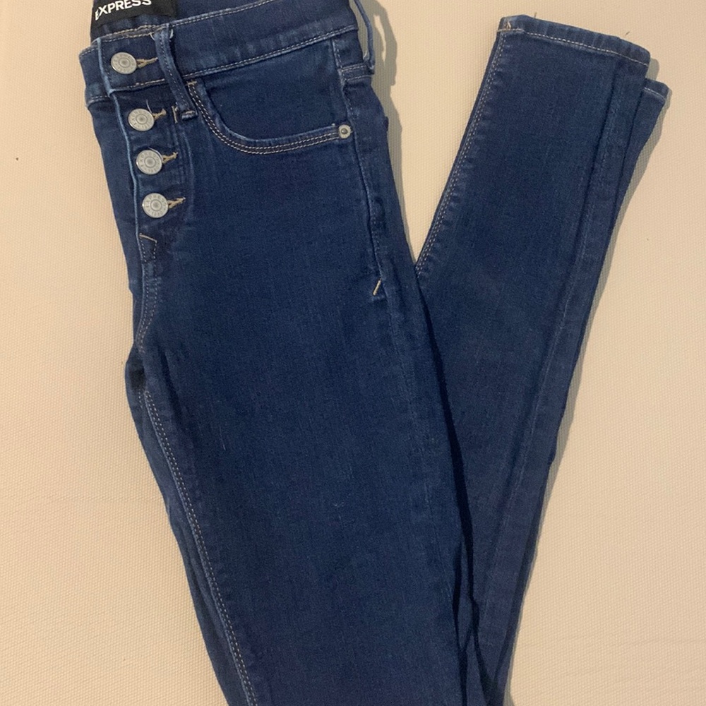 Express Mid Rise Jean Leggings